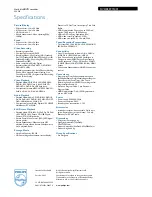 Preview for 3 page of Philips DVDR3597H Specifications