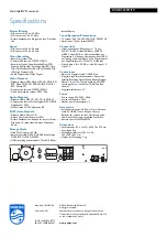 Preview for 3 page of Philips DVDR5350H Specifications