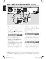 Предварительный просмотр 16 страницы Philips DVDR5350H User Manual