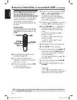 Предварительный просмотр 46 страницы Philips DVDR5350H User Manual