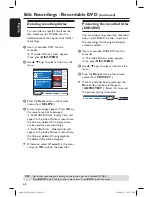 Предварительный просмотр 68 страницы Philips DVDR5350H User Manual