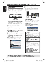 Предварительный просмотр 70 страницы Philips DVDR5350H User Manual