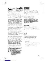 Preview for 5 page of Philips DVDR5520H User Manual