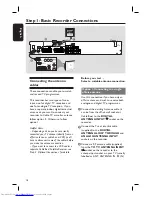 Preview for 16 page of Philips DVDR5520H User Manual