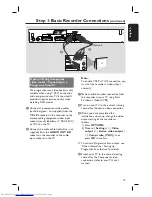 Preview for 19 page of Philips DVDR5520H User Manual