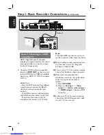 Preview for 20 page of Philips DVDR5520H User Manual