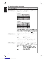 Preview for 42 page of Philips DVDR5520H User Manual