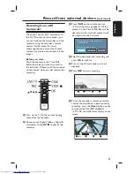 Preview for 53 page of Philips DVDR5520H User Manual