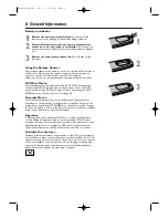 Предварительный просмотр 8 страницы Philips DVDR600VR/37 Owner'S Manual