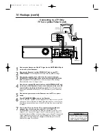 Предварительный просмотр 14 страницы Philips DVDR600VR/37 Owner'S Manual