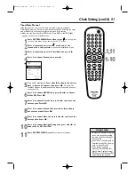 Предварительный просмотр 31 страницы Philips DVDR600VR/37 Owner'S Manual