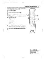 Preview for 47 page of Philips DVDR600VR Owner'S Manual