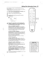 Preview for 53 page of Philips DVDR600VR Owner'S Manual