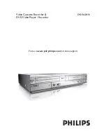 Preview for 1 page of Philips DVDR630VR User Manual