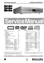 Preview for 1 page of Philips DVDR70/001 Service Manual