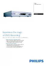 Philips DVDR70/021 Specifications preview