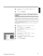 Предварительный просмотр 39 страницы Philips DVDR70/051 Operating Instructions Manual