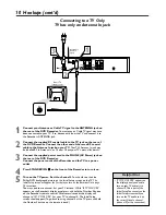 Предварительный просмотр 10 страницы Philips DVDR72 Owner'S Manual