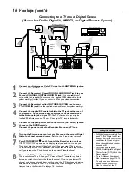 Предварительный просмотр 16 страницы Philips DVDR72 Owner'S Manual