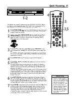 Предварительный просмотр 21 страницы Philips DVDR72 Owner'S Manual