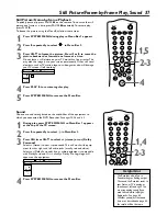 Предварительный просмотр 37 страницы Philips DVDR72 Owner'S Manual