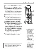 Предварительный просмотр 41 страницы Philips DVDR72 Owner'S Manual