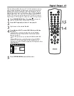 Предварительный просмотр 61 страницы Philips DVDR72 Owner'S Manual