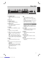 Preview for 11 page of Philips DVDR7250H User Manual