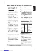 Preview for 29 page of Philips DVDR7250H User Manual