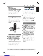 Preview for 39 page of Philips DVDR7250H User Manual