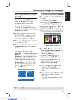 Preview for 59 page of Philips DVDR7250H User Manual