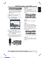 Preview for 67 page of Philips DVDR7250H User Manual