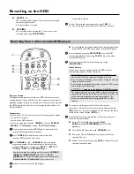 Предварительный просмотр 62 страницы Philips DVDR725H/00 User Manual