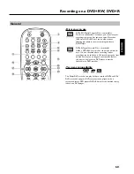 Предварительный просмотр 65 страницы Philips DVDR725H/00 User Manual