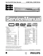 Philips DVDR725H Service Manual preview