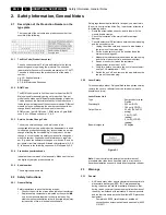 Предварительный просмотр 6 страницы Philips DVDR725H Service Manual