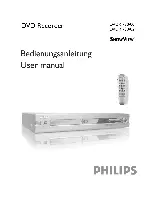 Philips DVDR730/00 User Manual предпросмотр