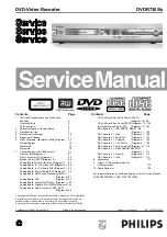 Preview for 1 page of Philips DVDR730/0x Service Manual