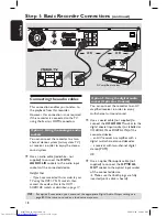 Preview for 18 page of Philips DVDR7300H/05 User Manual