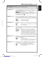 Preview for 35 page of Philips DVDR7300H/05 User Manual