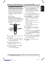 Preview for 45 page of Philips DVDR7300H/05 User Manual