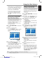 Preview for 49 page of Philips DVDR7300H/05 User Manual