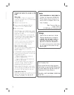 Preview for 2 page of Philips DVDR7310H User Manual