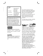 Preview for 4 page of Philips DVDR7310H User Manual