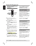 Preview for 32 page of Philips DVDR7310H User Manual