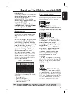 Preview for 47 page of Philips DVDR7310H User Manual