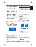 Preview for 49 page of Philips DVDR7310H User Manual