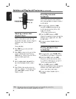 Preview for 58 page of Philips DVDR7310H User Manual