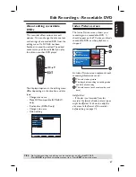 Preview for 67 page of Philips DVDR7310H User Manual