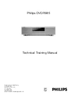 Philips DVDR985 Technical Training Manual preview